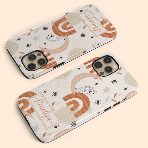 Boho Rainbows Personalized Name iPhone Case